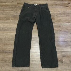 Levis 559 Relaxed Straight Corduroy Pants Charcoal Grey Mens 32x30 Y2K